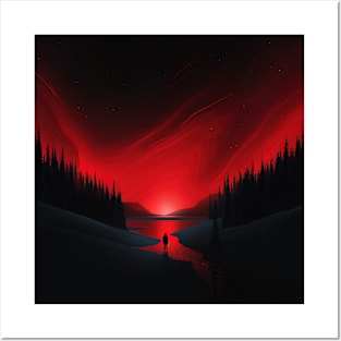 Aurora borealis Posters and Art